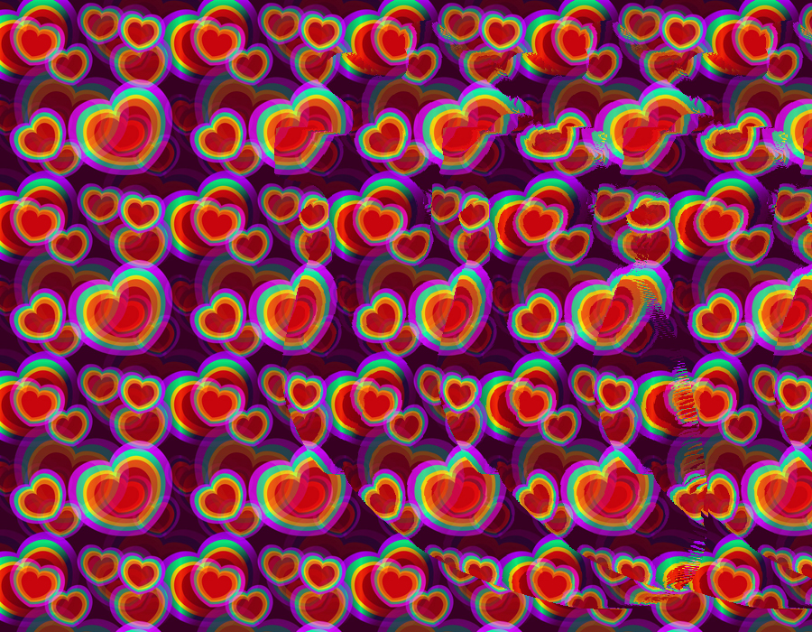 Stereogram of an anatomical human heart