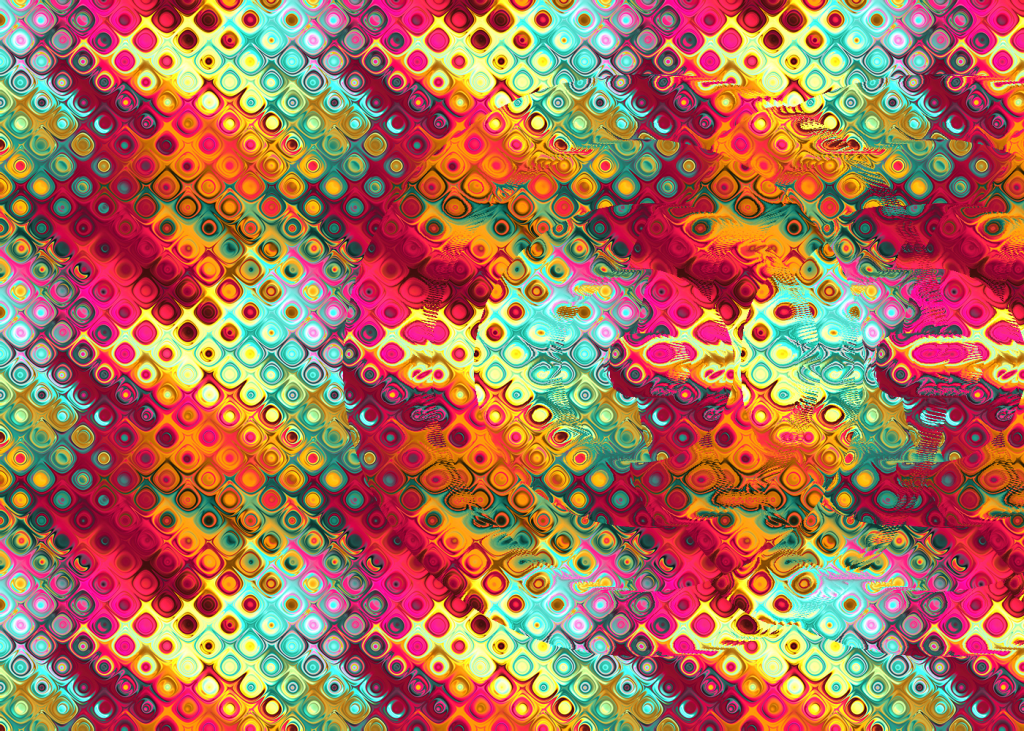 Stereogram of a target with rounded edges